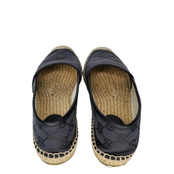 Gucci Monogram GG Canvas Slip On Espadrille Flats - Picture 3 of 7